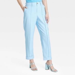 A New Day High-Rise Slim Fit Effortless Pintuck Ankle Pants